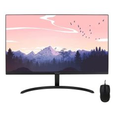 مانیتور رنسو RM-22PRIME نمایشگر ۲۲ اینچی ۱۰۰ هرتز IPS و Full HD به همراه ماوس