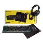 باندل گیمینگ کورسیر CH-9226F65-NA (هدست، کیبورد، ماوس و ماوس پد)
