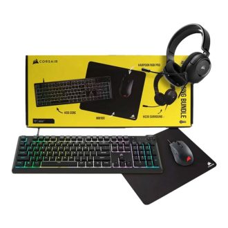 باندل گیمینگ کورسیر CH-9226F65-NA (هدست، کیبورد، ماوس و ماوس پد)