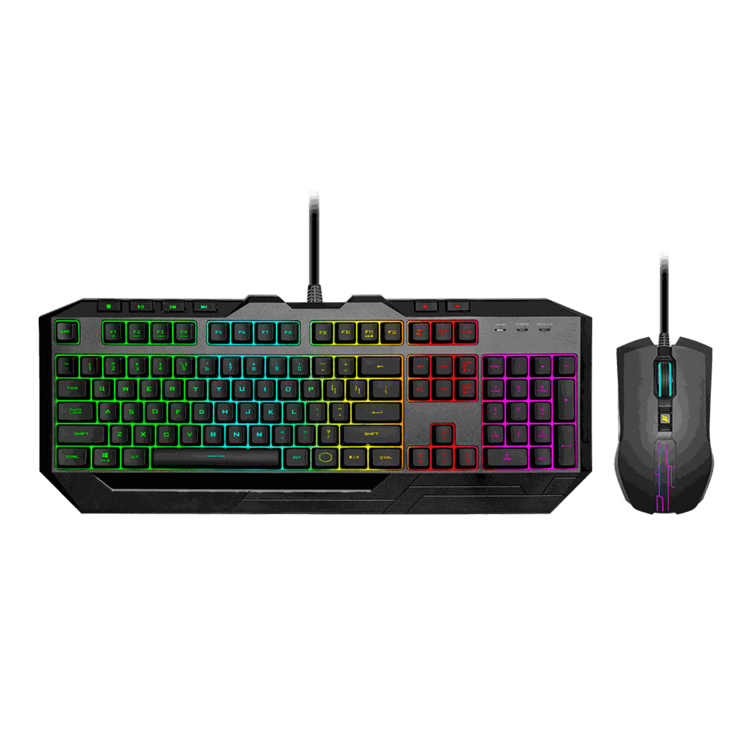 کیبورد گیمینگ کولر مستر DEVASTATOR 3 RGB به همراه ماوس
