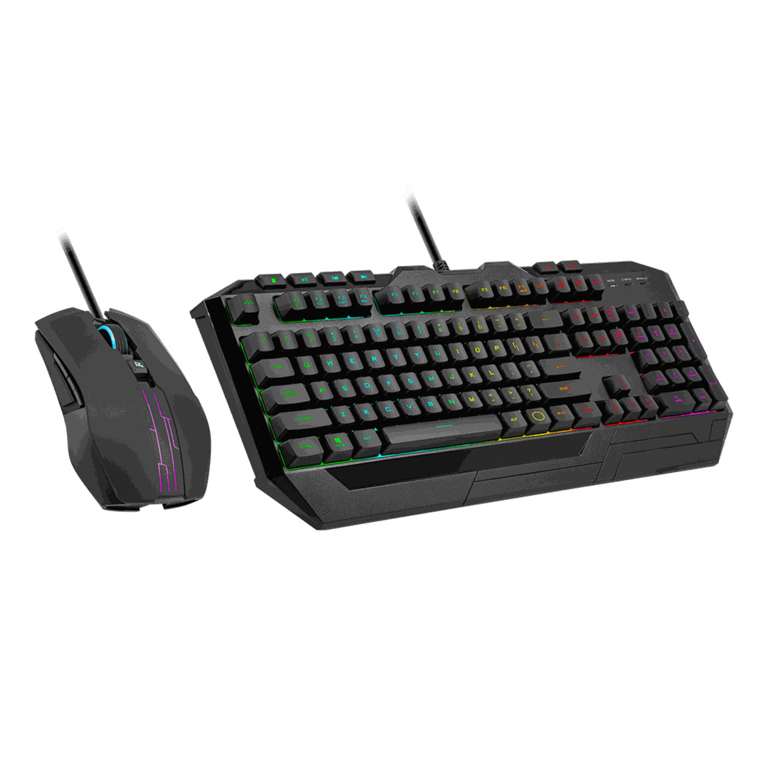 کیبورد گیمینگ کولر مستر DEVASTATOR 3 RGB به همراه ماوس تصویر اول