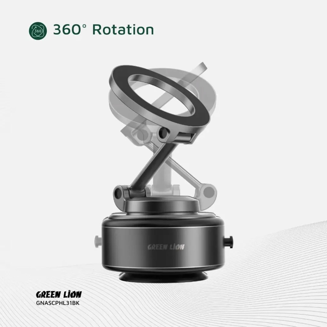 پایه نگهدارنده و شارژر بی سیم گرین لاین GX-31 Auto Suction تصویر چهارم