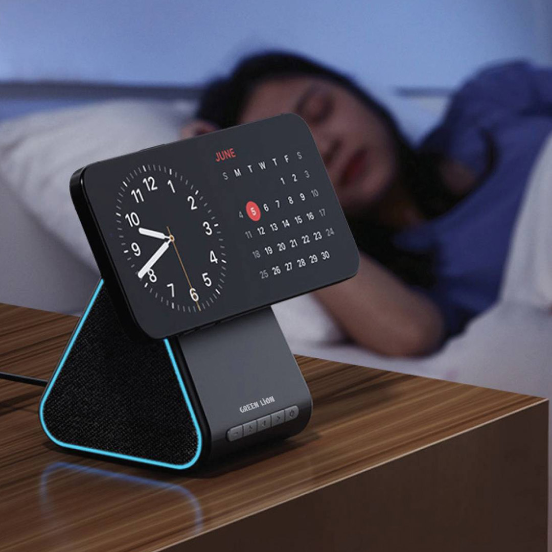 پایه نگهدارنده، شارژر بی سیم و اسپیکر گرین لاین Mag Trio با توان ۱۵ وات تصویر دوم