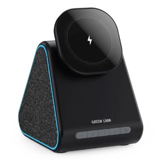 پایه نگهدارنده، شارژر بی سیم و اسپیکر گرین لاین Mag Trio با توان ۱۵ وات