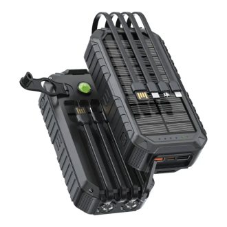 پاوربانک گرین لاین Solar mate ظرفیت 20000 میلی‌ آمپر ساعت با توان ۲۲٫۵ وات