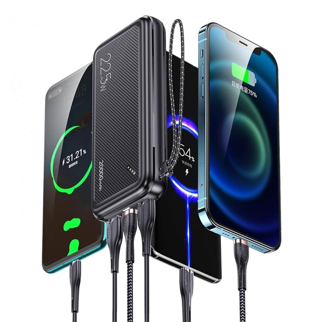 پاوربانک یوسمز CD168 ظرفیت 20000 میلی‌ آمپر ساعت تصویر سوم