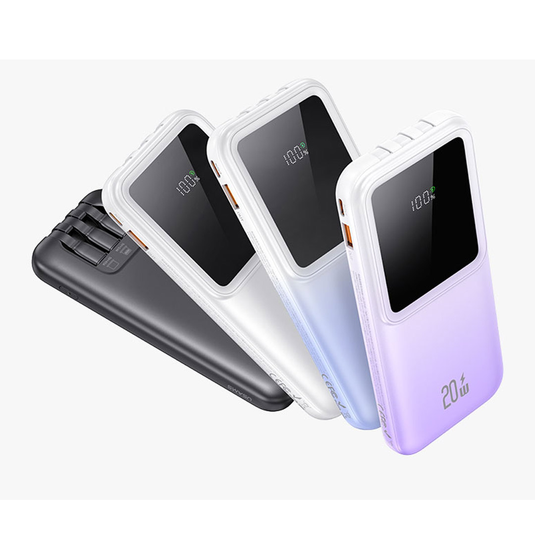 پاوربانک یوسمز CD193 ظرفیت 10000 میلی‌ آمپر ساعت تصویر اول