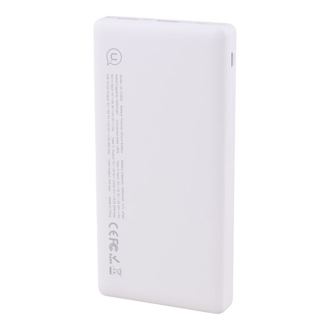 پاوربانک یوسمز CD203 ظرفیت 10000 میلی‌ آمپر ساعت تصویر پنجم