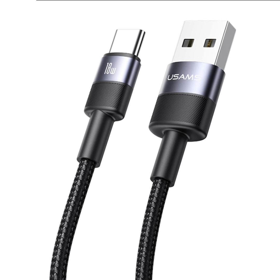 کابل USB Type-A به USB Type-C یوسمز SJ718 طول ۱٫۲ متر تصویر دوم