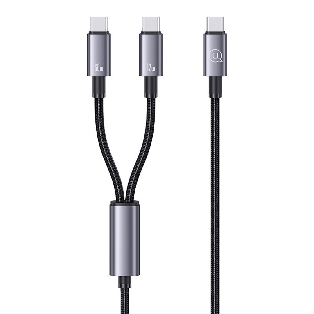 کابل USB Type-C به USB Type-C و USB Type-C یوسمز SJ740 طول ۱٫۲ متر