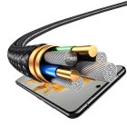 کابل USB Type-C به USB Type-C و USB Type-C یوسمز SJ740 طول ۱٫۲ متر تصویر دوم