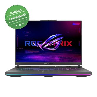 لپ تاپ ایسوس ROG Strix G16 G614JI نمایشگر ۱۶ اینچی، پردازنده Core i9-13980HX، گرافیک ۸ گیگابایت RTX 4070، رم ۴۸ گیگابایت، حافظه یک ترابایت SSD – کاستوم شده