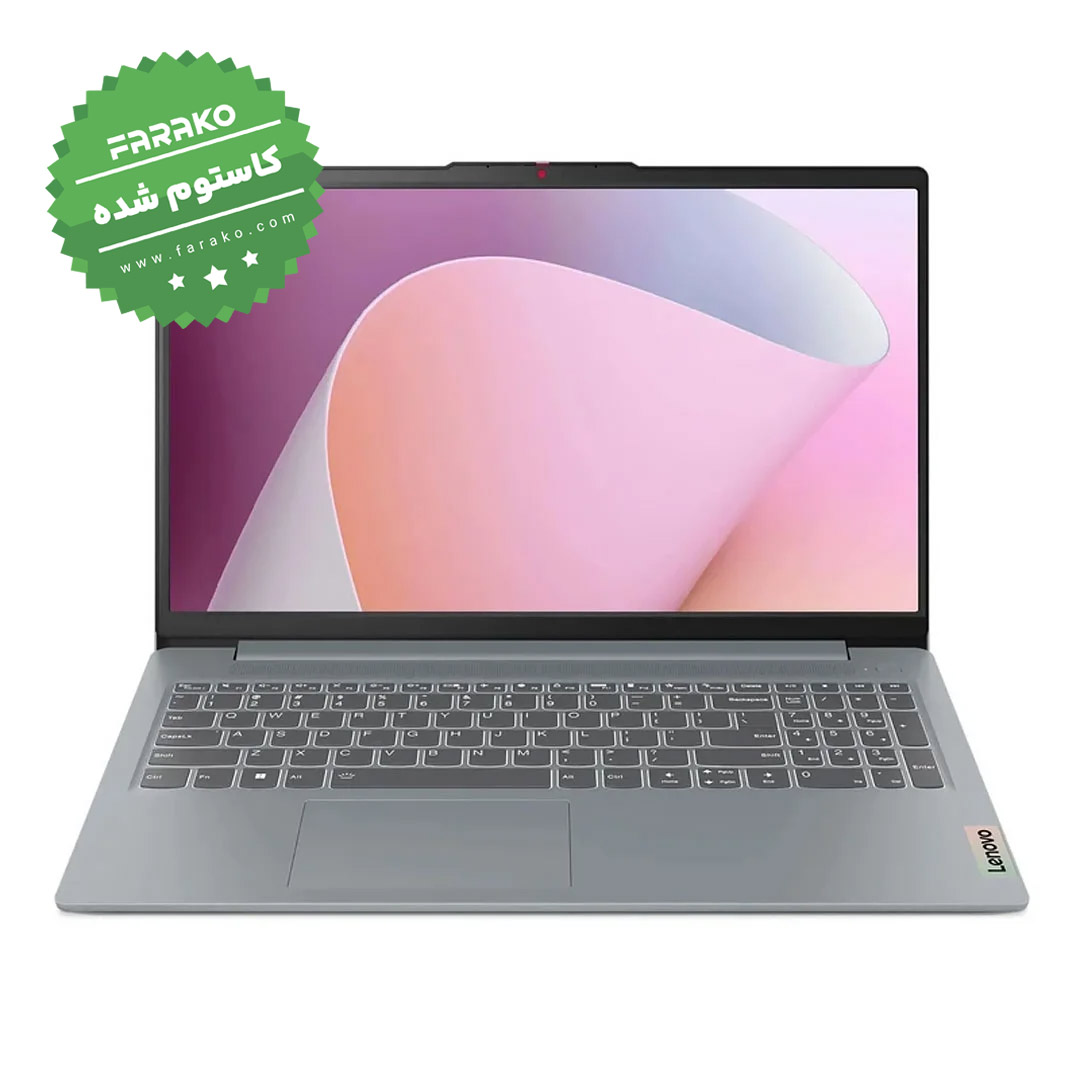 لپ تاپ لنوو IdeaPad Slim 3 نمایشگر ۱۵٫۶ اینچی، پردازنده Core i3-1315U، گرافیک اینتل، رم ۸ گیگابایت، حافظه ۵۱۲ گیگابایت SSD - کاستوم شده